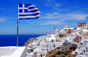 Znamenita grška zastava.